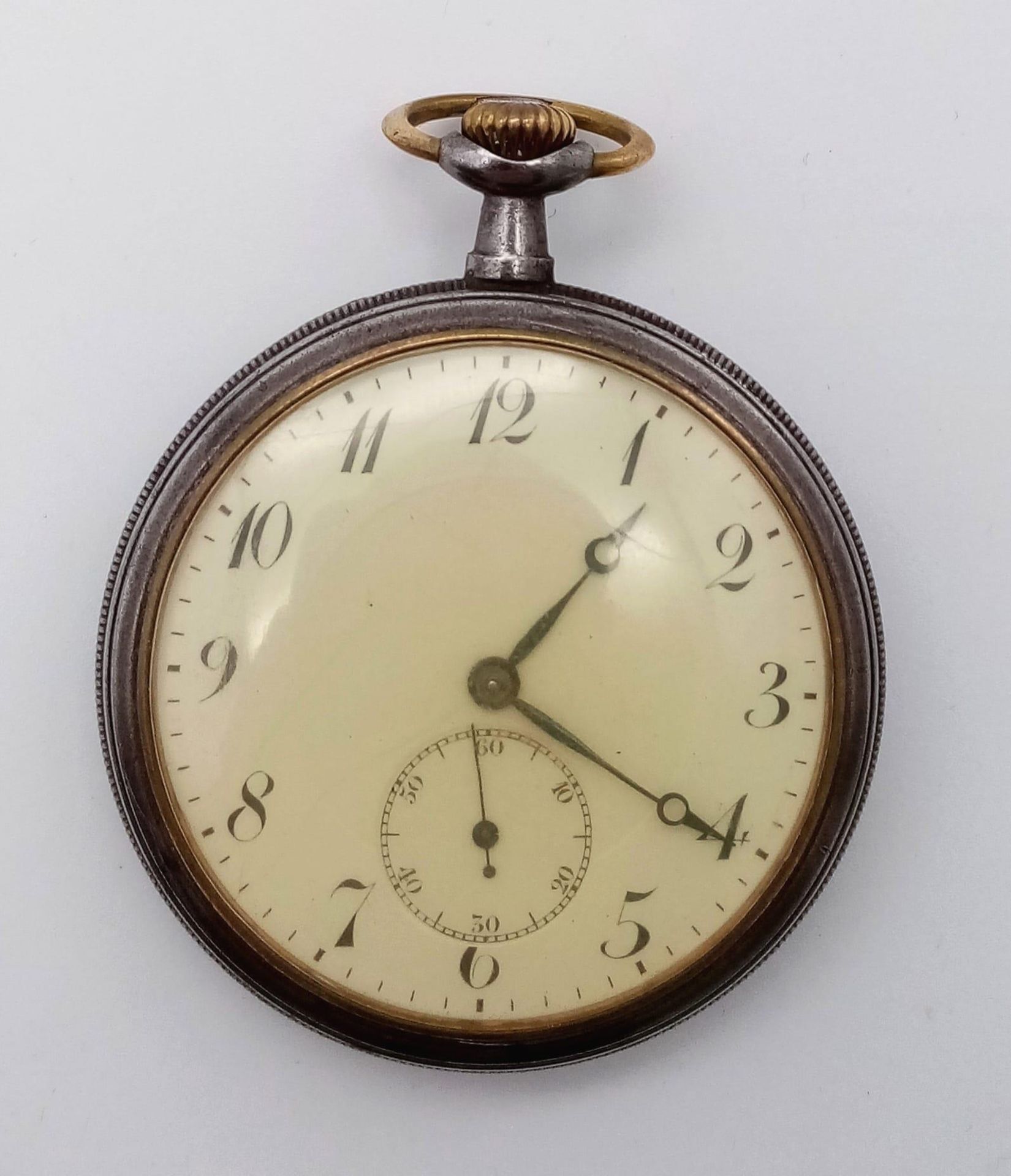 3rd Reich “Brown Shirts” Pocket Watch. 1930’s Swiss Made Pocket Watch with the centre of a SA