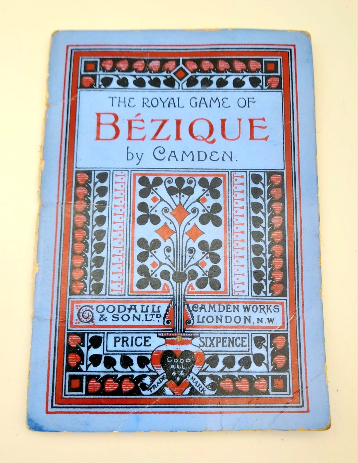 The Royal Game of Bezique Vintage Card Game. In good condition, in original packaging. - Image 2 of 5