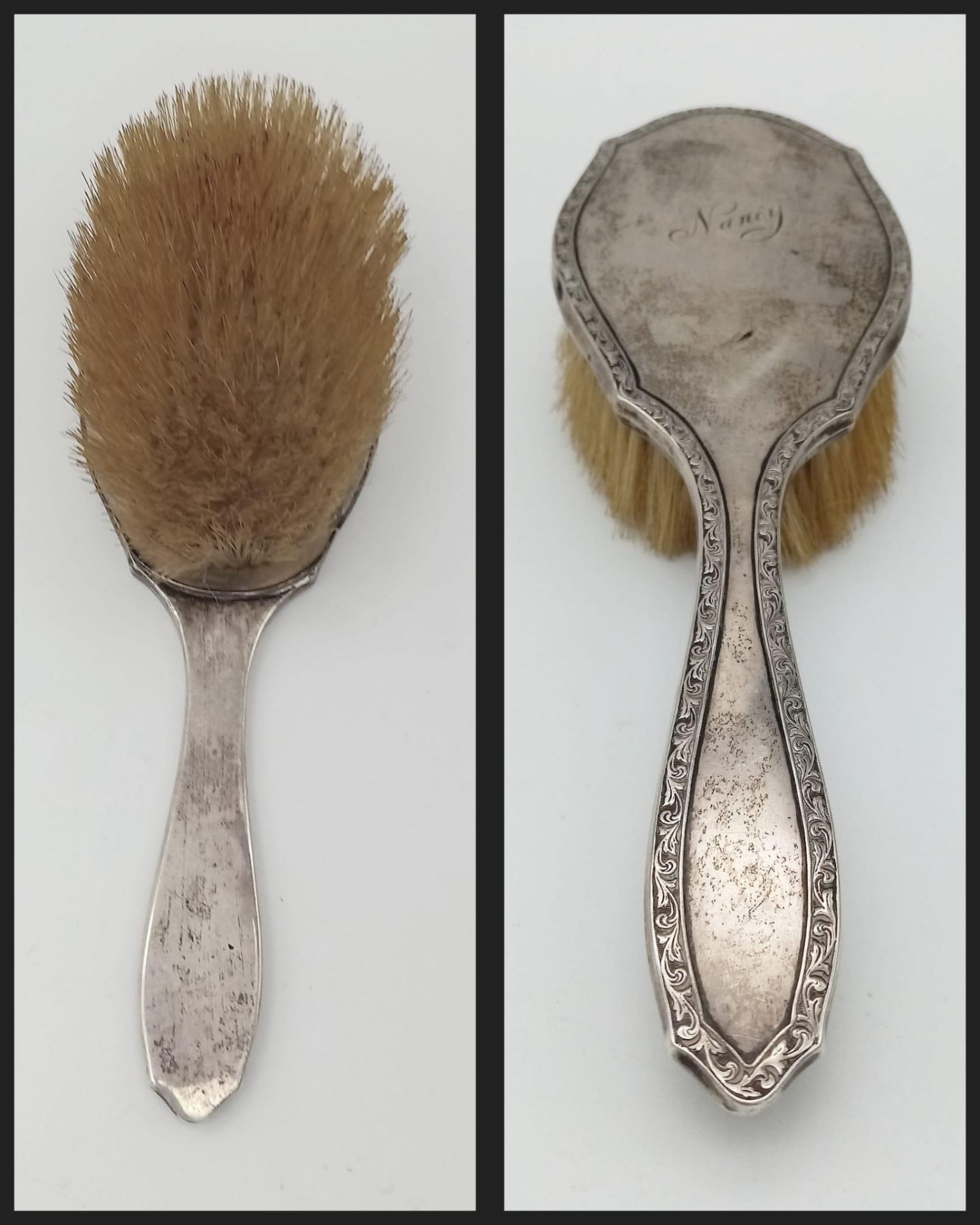 An Antique Sterling Silver Hairbrush. If your name is Nancy its your lucky day. Birmingham - Bild 3 aus 5
