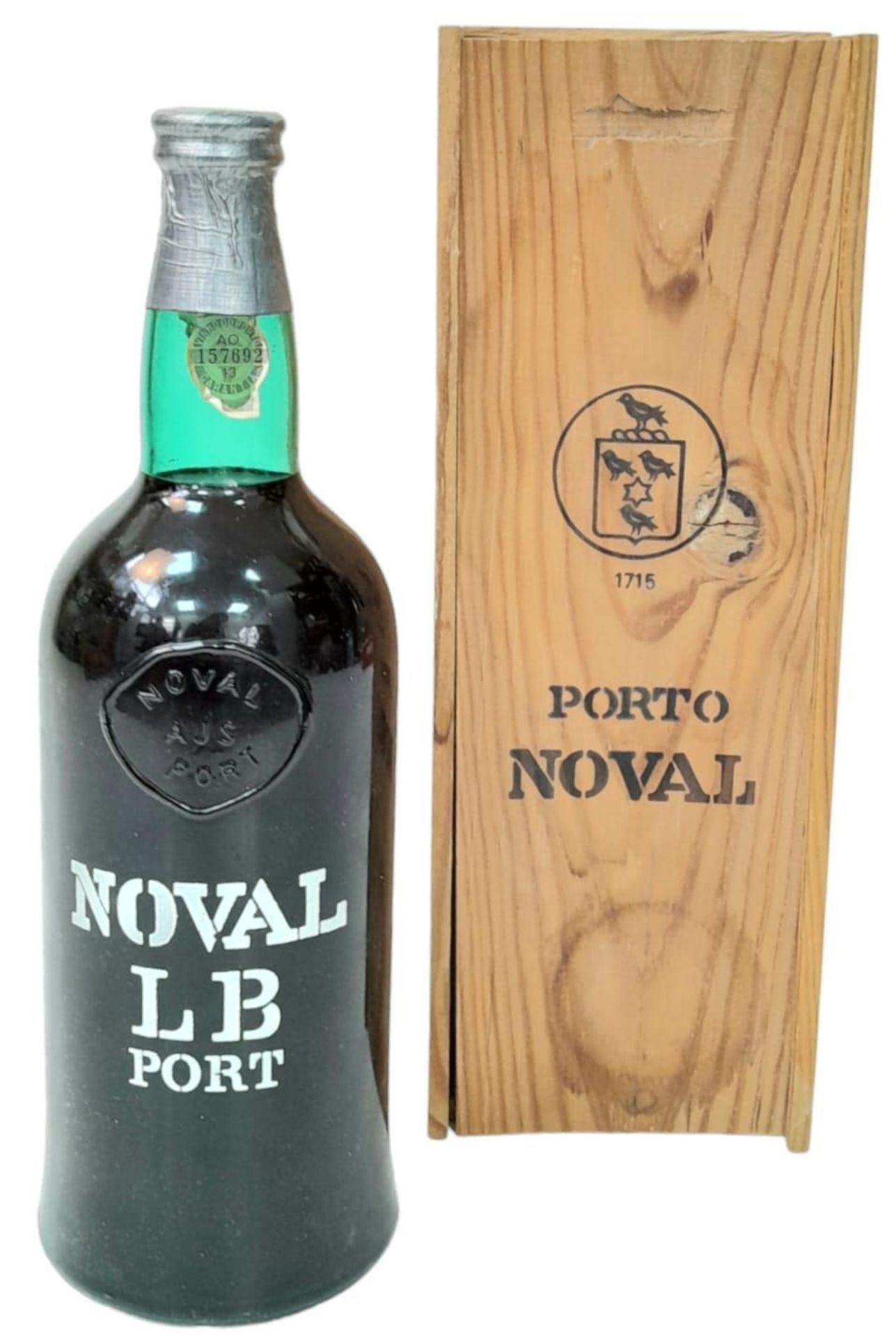 A Large Bottle of Noval LB Port in a Wooden Case - 150cl.