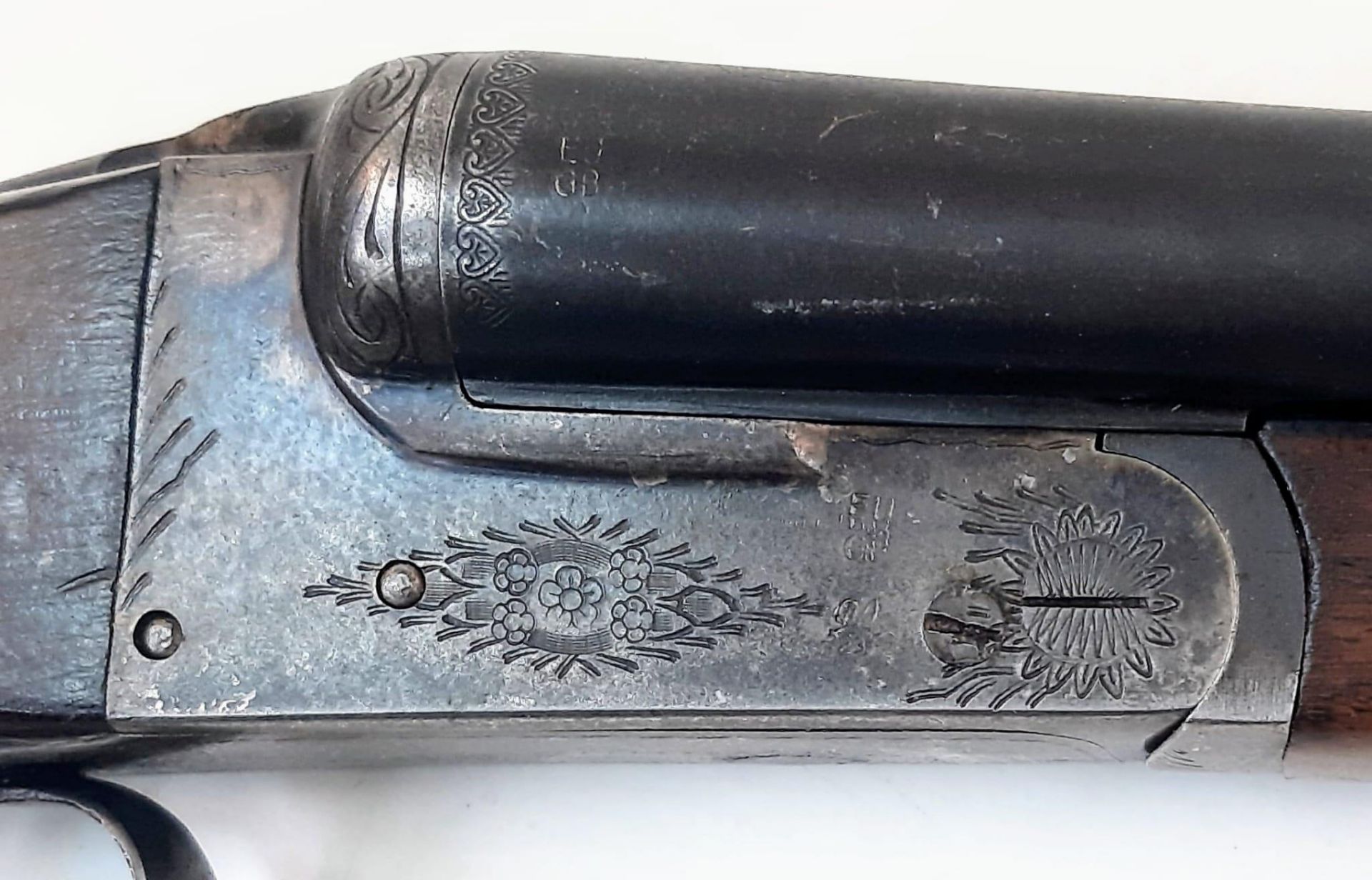 A Vintage Deactivated 12 Gauge Side by Side Sawn-Off Shotgun. This Spanish Laurona made gun has 11.5 - Image 11 of 13