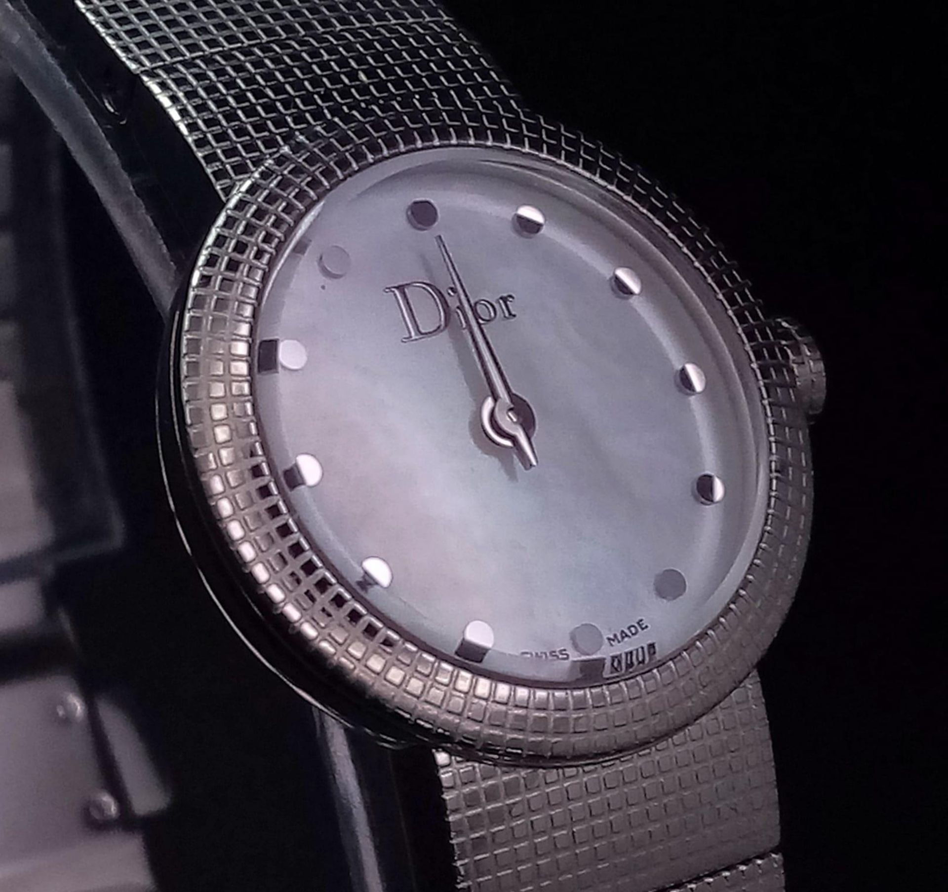 A Designer Christian Dior Quartz Ladies Watch. Stainless steel bracelet and case - 23mm. White dial. - Image 2 of 10