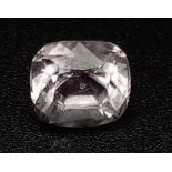 A 2.36ct Afghanistan Pink Tourmaline Gemstone, Eye Clean, GFCO Swiss Certified Brilliant Step Cut