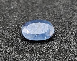 A 0.51ct Natural Blue Sapphire Madagascar Origin. GGI Certified.