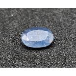 A 0.51ct Natural Blue Sapphire Madagascar Origin. GGI Certified.