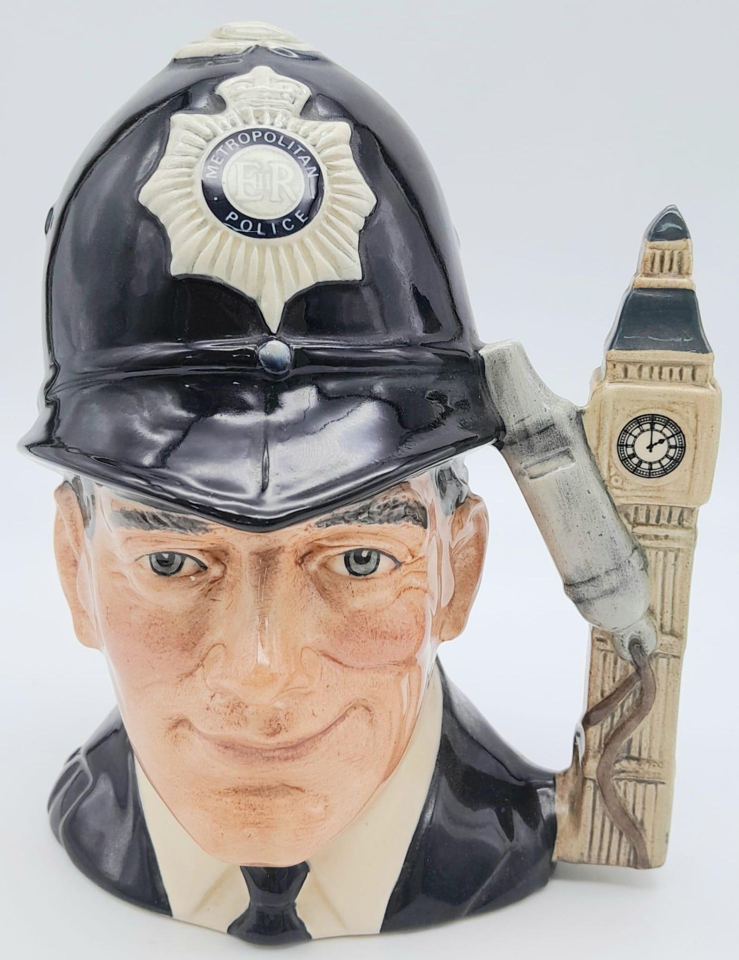 A Royal Doulton Large 'London Bobby' Character Jug/Mug. D6744. 18cm tall.