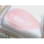 A 63.49ct Rose Quartz Gemstone - Sealed Container - AIG certified.