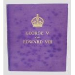 A Vintage Royal Souvenir Hardback Book. Memories of George V and Edward VIII. Excellent condition in