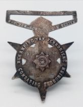 A South African Police Medal for Combatting Terrorism. Markings for 1979 - G.W. Bester. No ribbon.