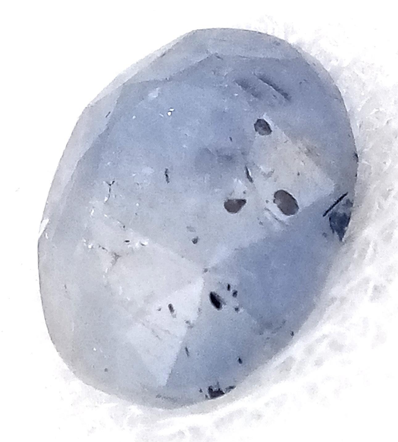 A 3.47ct Untreated Blue Madagascar Sapphire - Sealed Container - AIG Certified