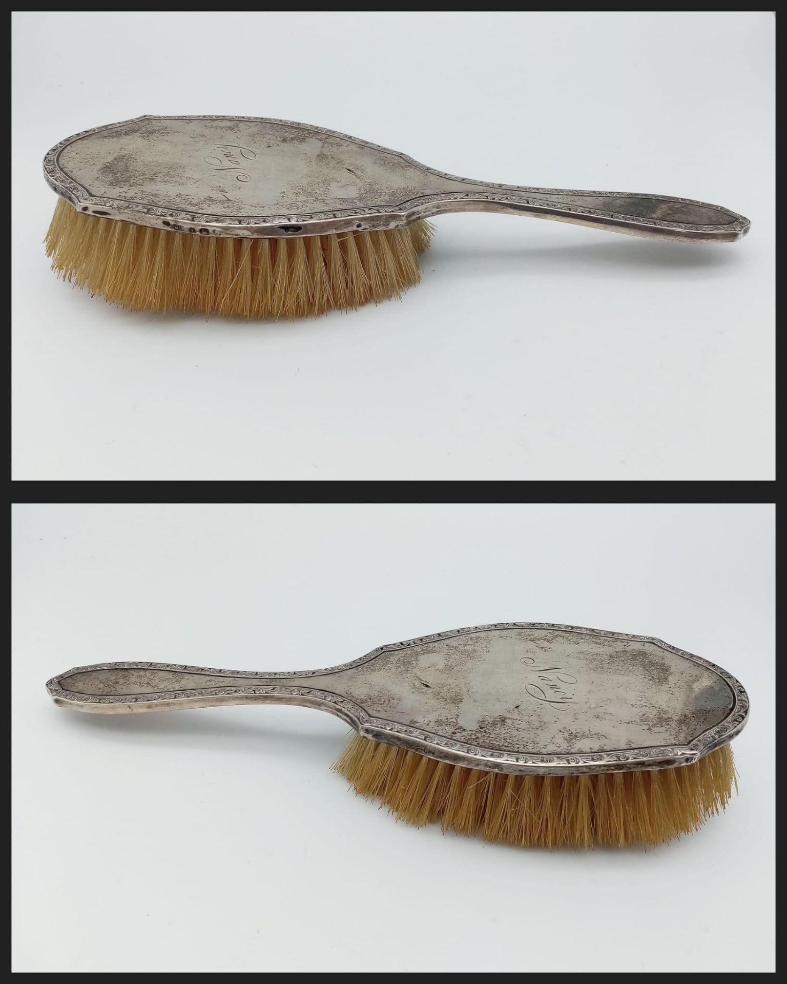An Antique Sterling Silver Hairbrush. If your name is Nancy its your lucky day. Birmingham - Bild 2 aus 5