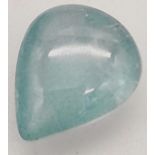 A 5.44ct Natural Aquamarine in Pear shape.