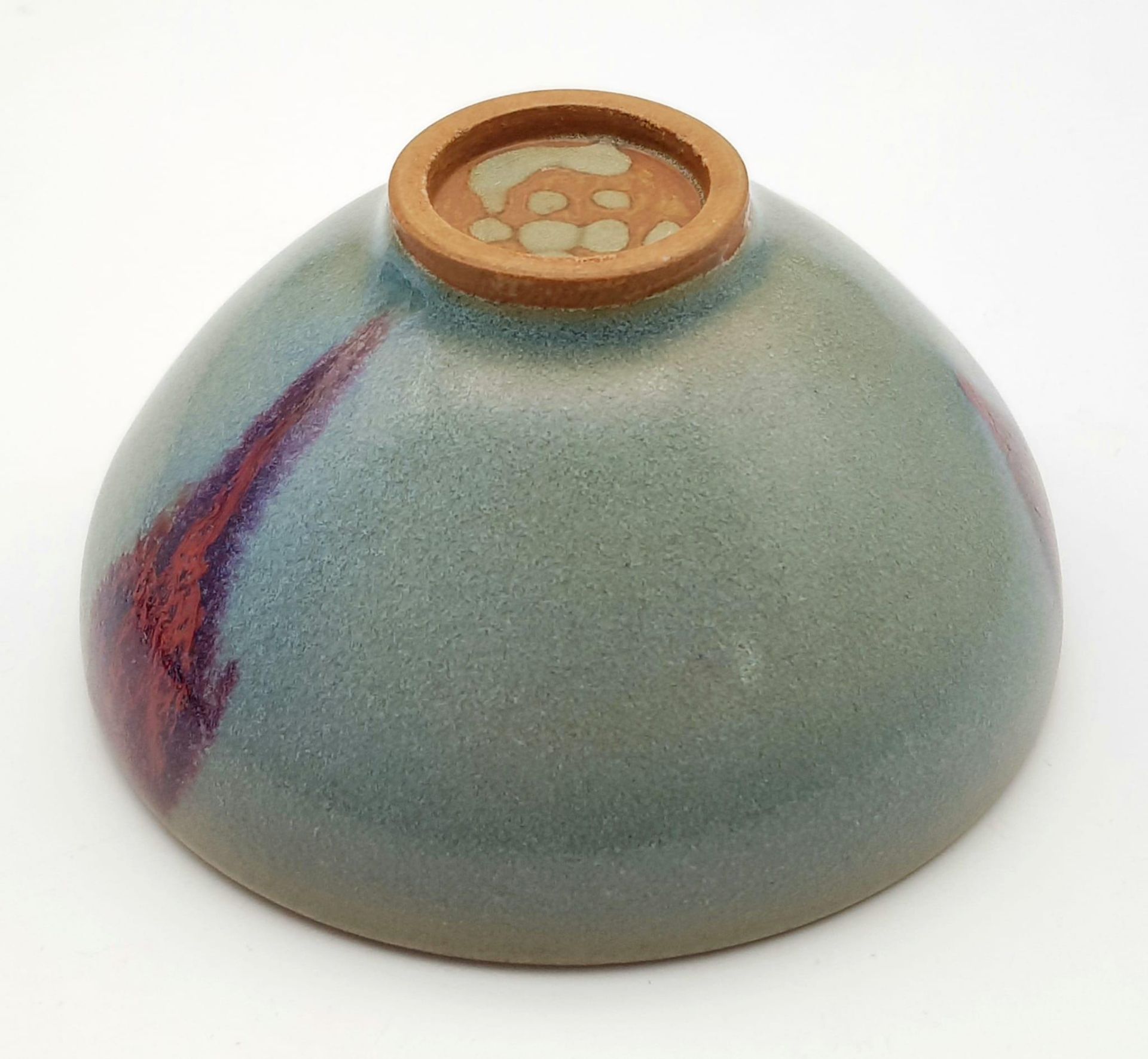 An Antique Chinese Junyao Purple Splashed Bowl. 6cm x 9cm. In good condition (no cracks or chips) - Bild 3 aus 5