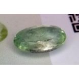 A 1.75ct Zambian Green Emerald Gemstone. Comes with a GFCO certificate in a sealed package.