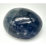 A 3.10ct Blue Sapphire. Oval Shape. GRS Lab Certified