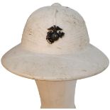 WW2 USMC Hawley Tropical Helmet Dated 1943.