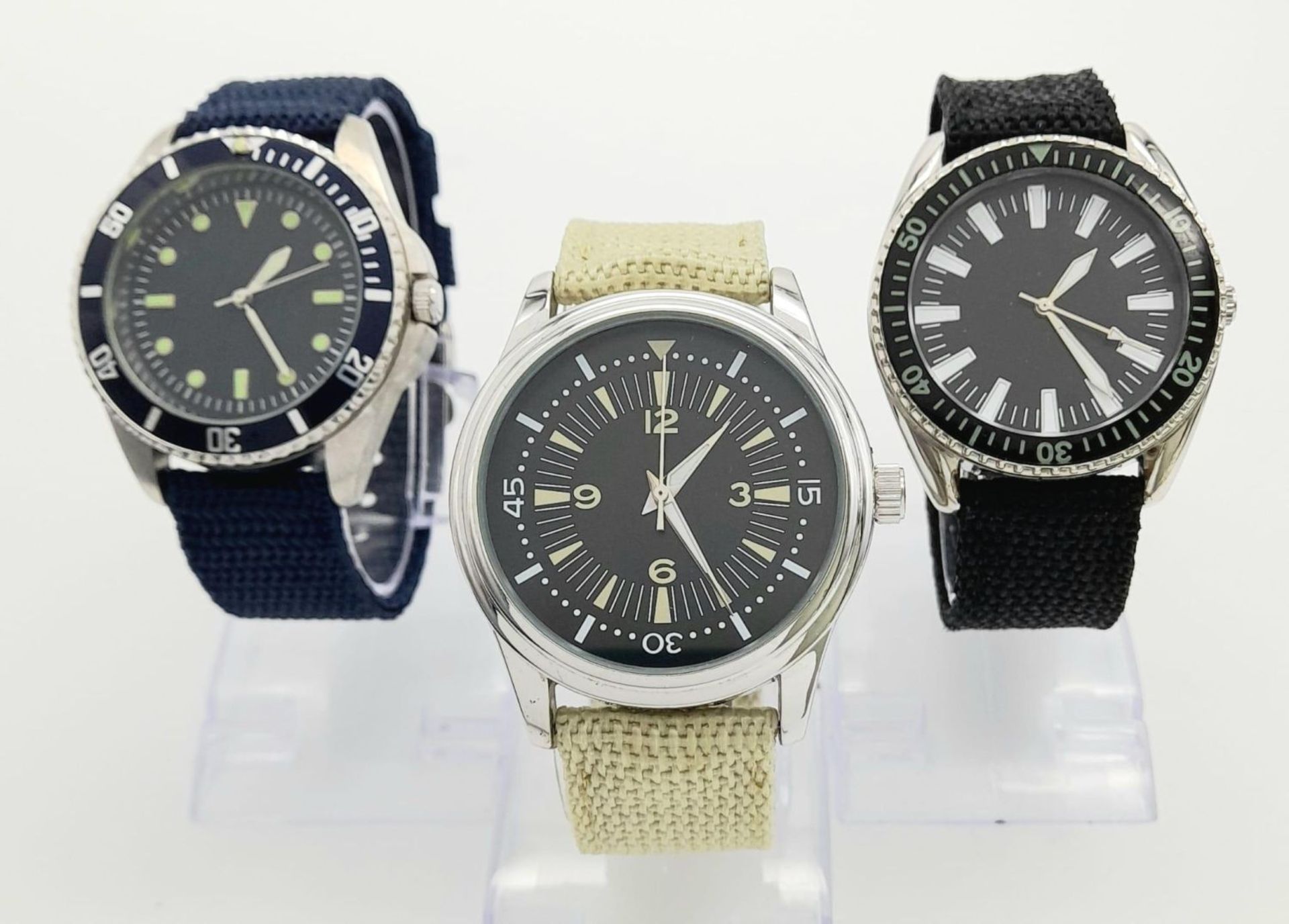 A Parcel of Three Military designed Diver Homage Watches Comprising; 1) Australian Divers Watch ( - Image 5 of 12