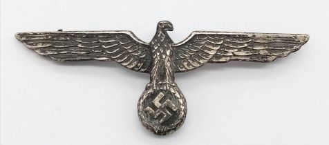 3rd Reich Kriegsmarine Tropical Tunic Eagle Badge. Maker: Assmann.