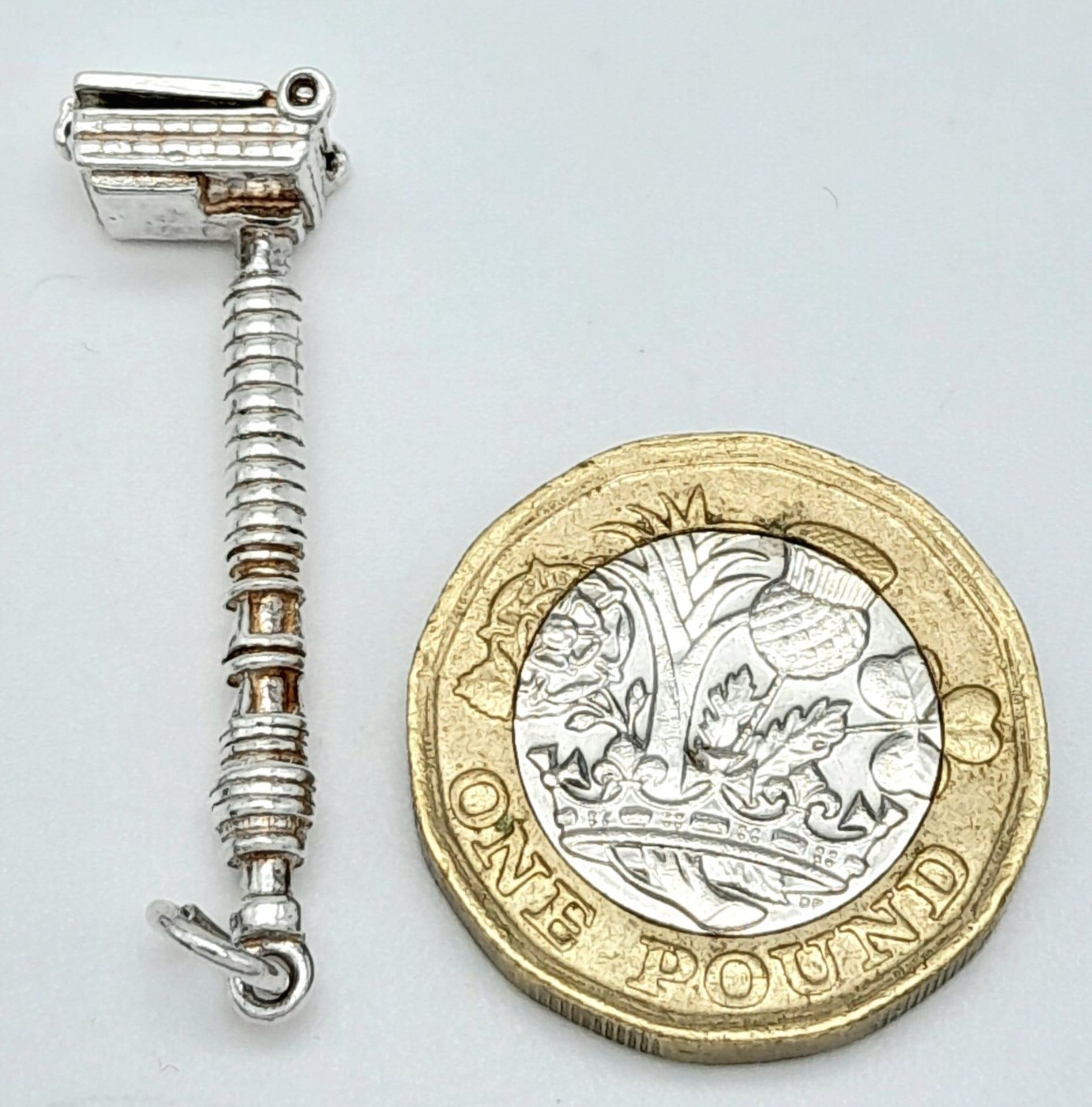 A Sterling Silver GPO/BT Tower (now known as the Telecom Tower) Charm. Opens to reveal name of - Image 4 of 7