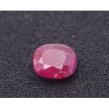 A 1.52ct Burma Untreated Ruby, in the Cushion Shape. Comes with the GFCO Swiss Certificate. ref: