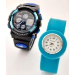 Two Sports Watches, One Ladies, One Men’s Comprising 1) A Men’s Sports by SKMEI (47mm Case) & 2) A