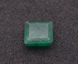 A NATURAL EMERALD 2.3cts with I.D.L. REPORT.