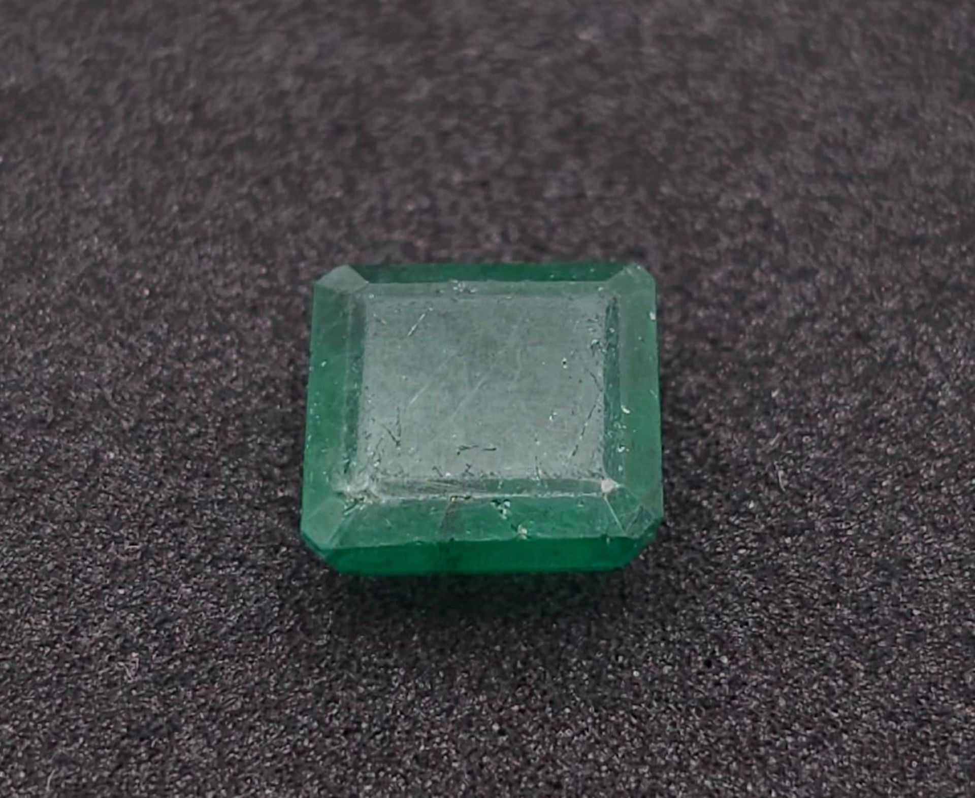 A NATURAL EMERALD 2.3cts with I.D.L. REPORT.