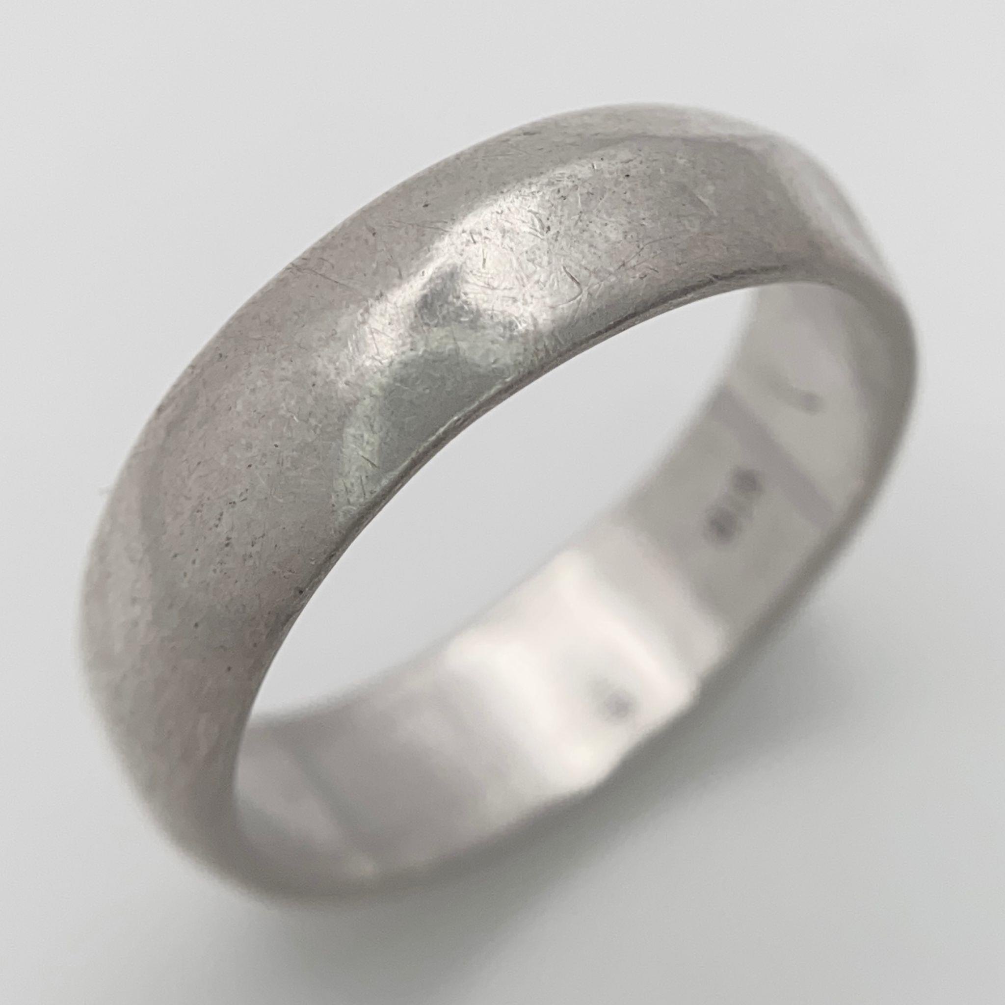 3X 925 silver band rings with different designs. Total weight 13.4G. Size U, V, R/S. - Image 3 of 13