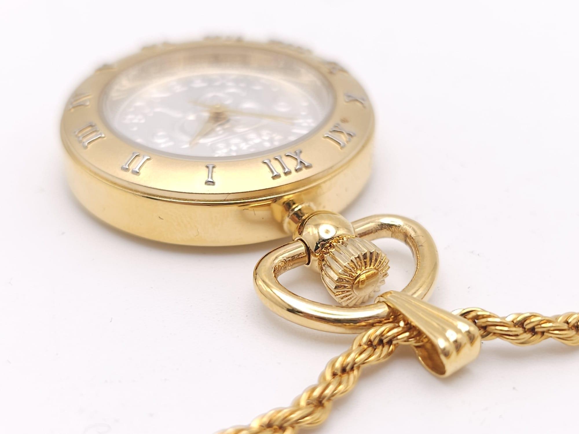 A BRAND NEW "COINWATCH" WITH 2 YEAR GUARANTEE . A PENDANT WATCH WITH A GENUINE COIN AS THE DIAL , - Bild 10 aus 18