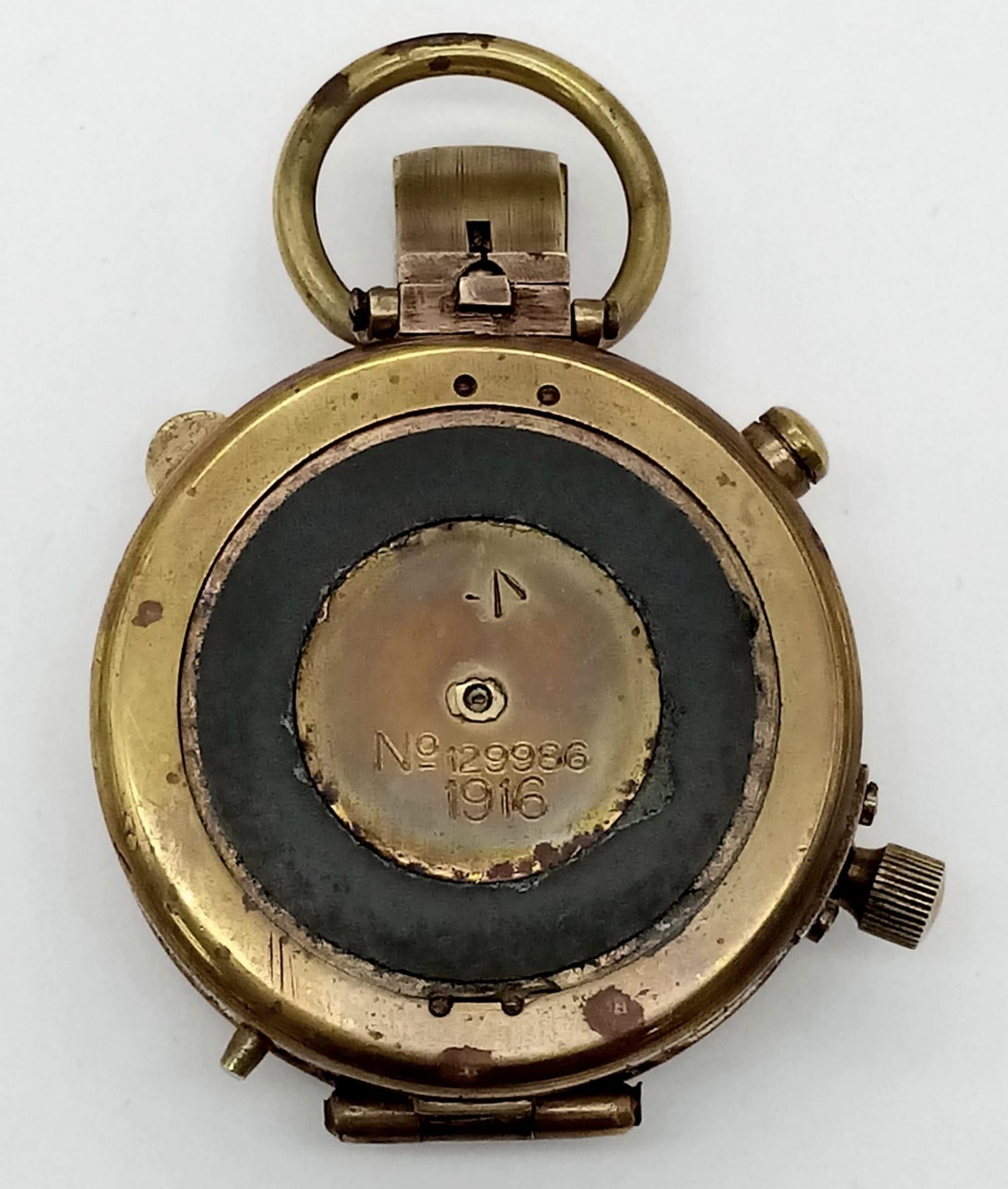 WW1 British Officers Compass Dated 1916 - Bild 5 aus 6