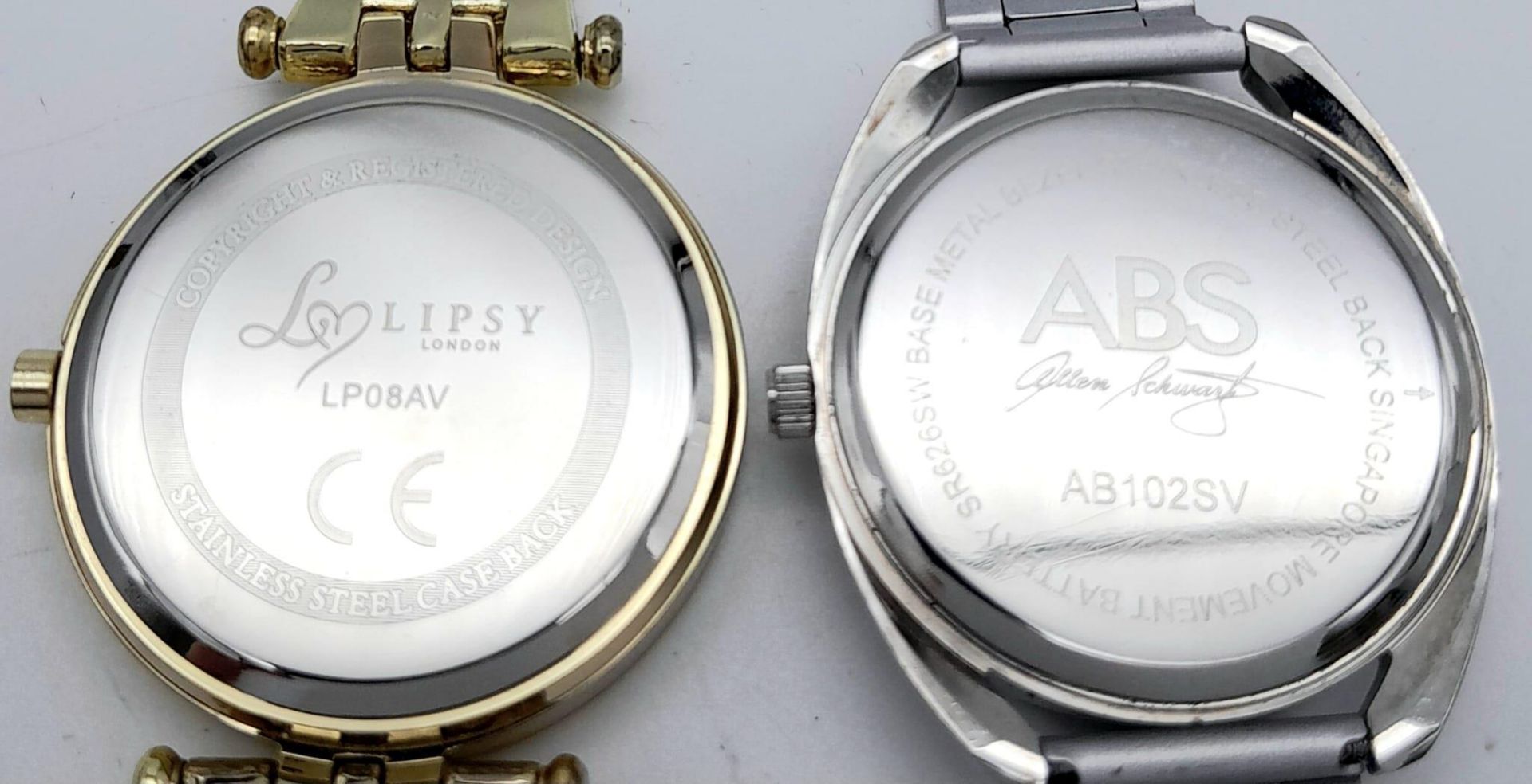A Parcel of Four Quartz Fashion Watches, Two Men & Two Ladies Comprising; 1) A Gold Tone Clear Stone - Bild 11 aus 11