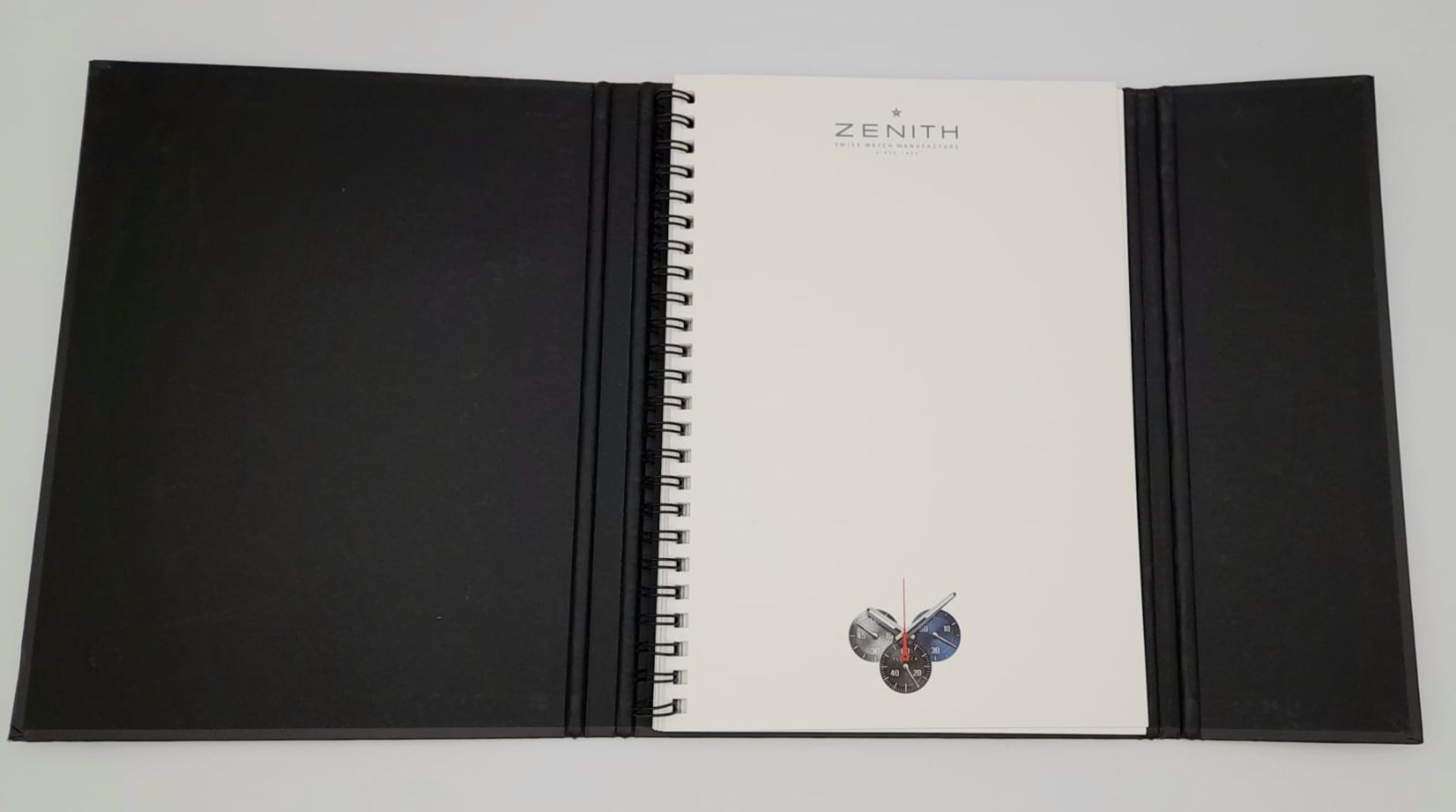 COLLECTION OF 2X ZENITH WATCH COMPANY NOTEBOOKS WITH A ZENITH BOOKMARK - Image 10 of 16