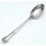 An antique sterling silver teaspoon with full Sheffield hallmarks, 1919. Total weight 14.6G. Total