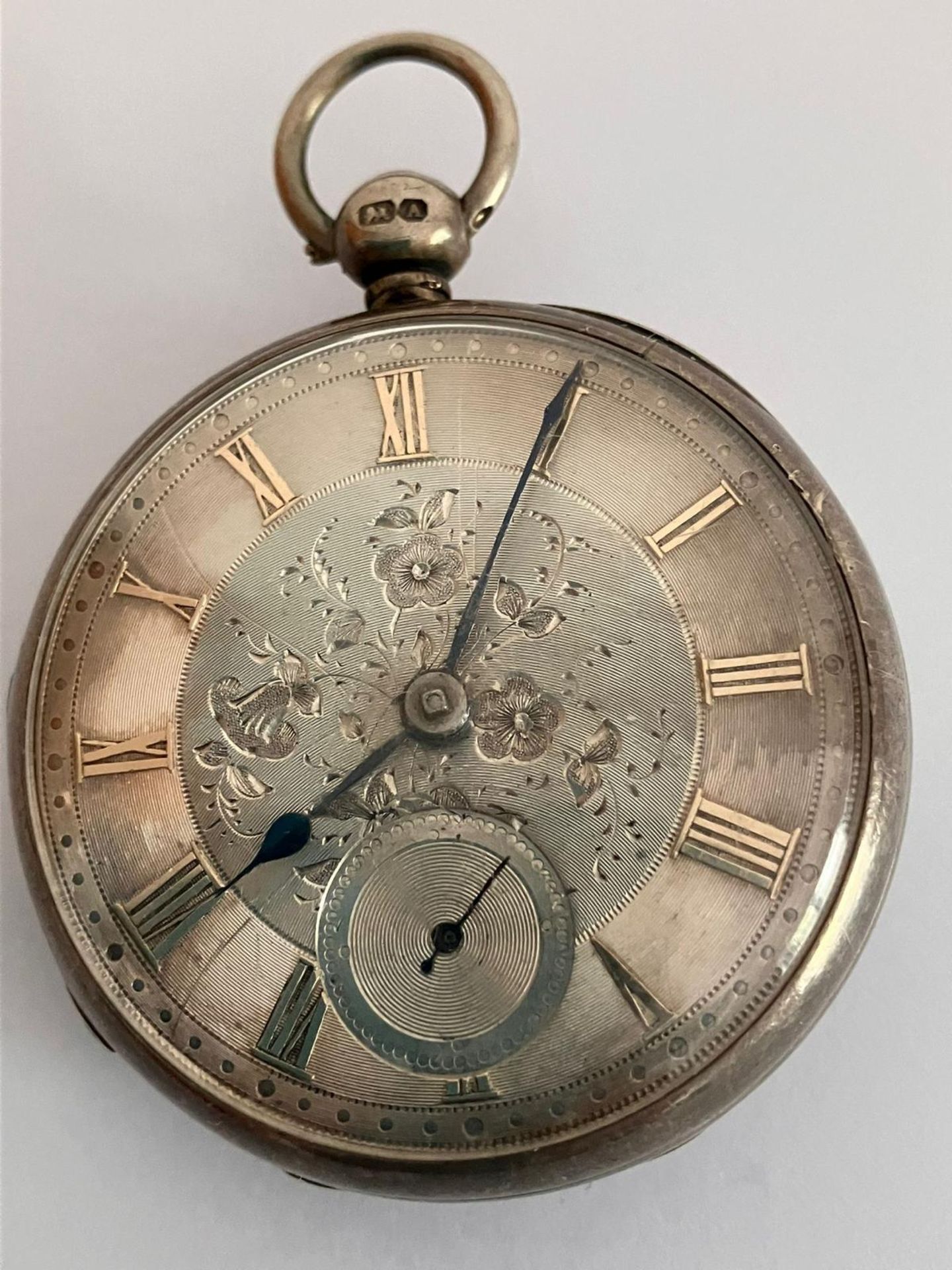 Antique SILVER POCKET WATCH, Having clear hallmark for John Hammon, London 1850. Beautifully