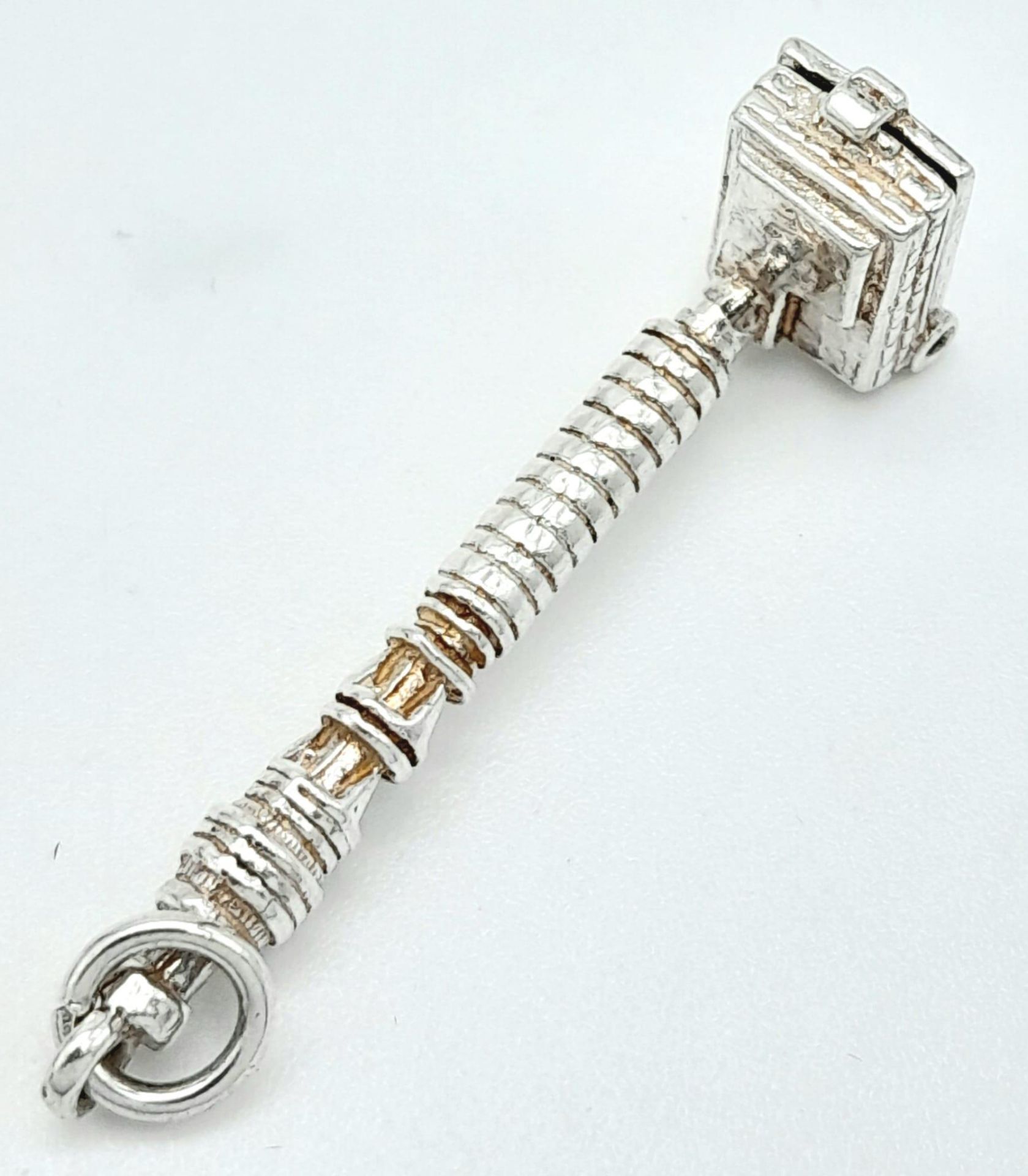 A Sterling Silver GPO/BT Tower (now known as the Telecom Tower) Charm. Opens to reveal name of - Image 3 of 7