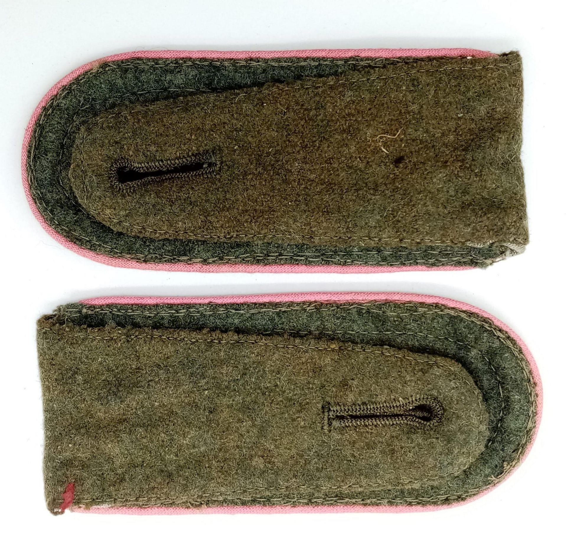 WW2 German Panzer Unteroffizer Shoulder Boards for the Panzer Lehr Abteilung (Tank Training - Bild 3 aus 3