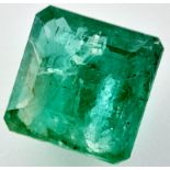 A 1.47ct Zambian Natural Beryl Emerald, in the Octagon shape. Comes with the GFCO Swiss Certificate.