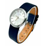 An Excellent Condition Ladies Pandora Diamond Crown Quartz Watch, Model Pure 811017WH. 33mm