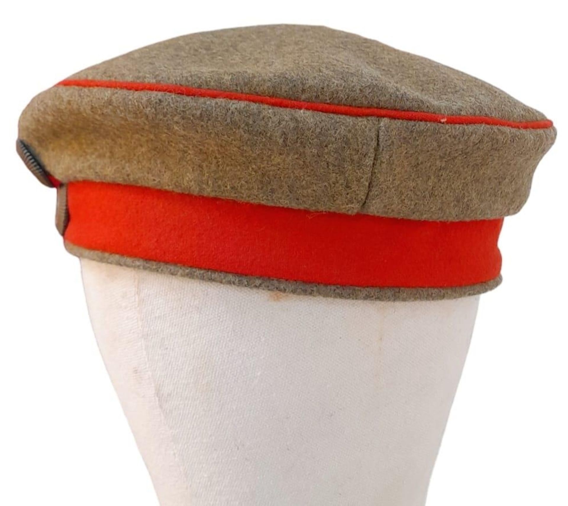 WW1 German Infantry Feld Mutz nicknamed the “Pork Pie” Hat by the Tommies. Dated 1916. - Bild 2 aus 5