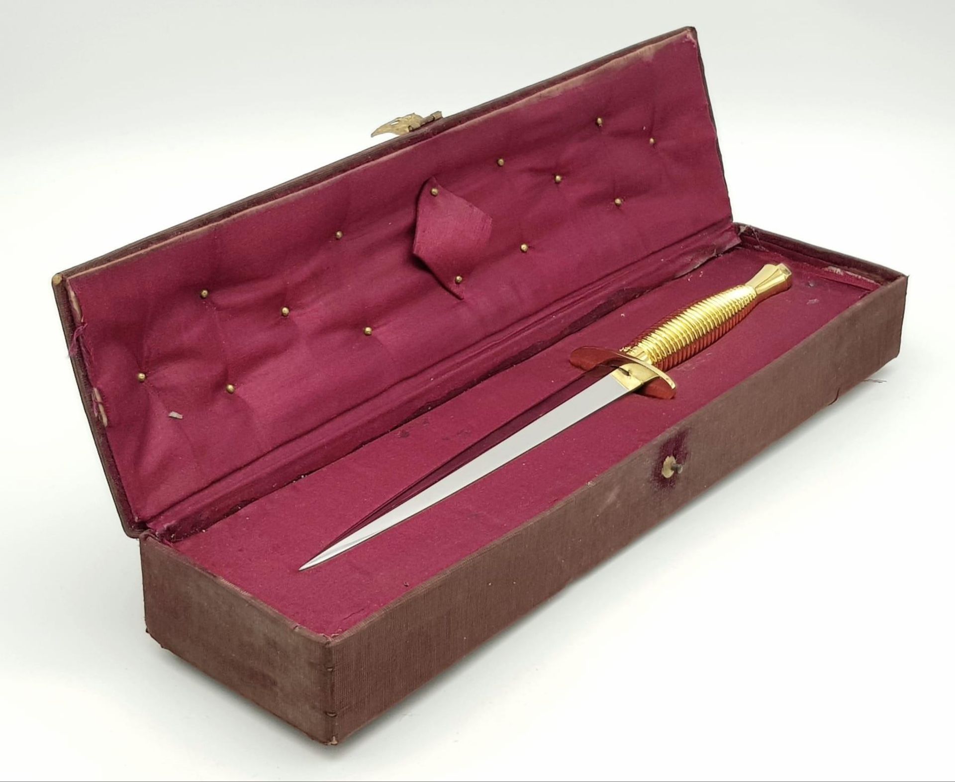 Presentation Commando Dagger in ornate box. - Image 5 of 9