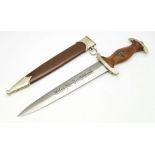 WW2 German Dress Bayonet with an Acid Etched Blade.