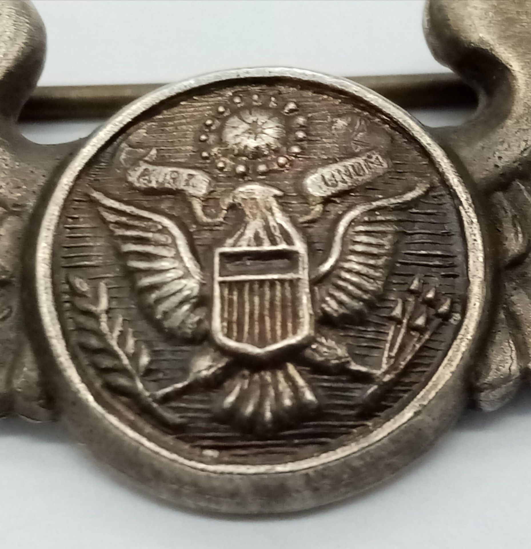 WW2 US Army Air Force Silver Crew Brevet Wings. Made by Wallace Bishop, Brisbane Australia - Bild 3 aus 3