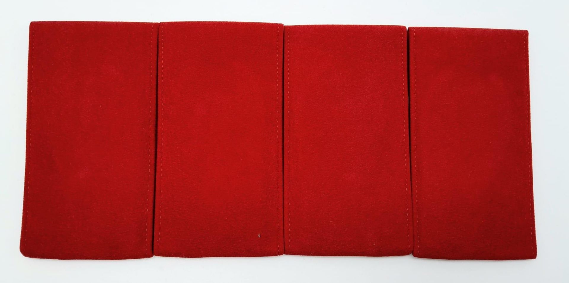 Four CARTIER service pocket pouches, with inserts, ideal for traveling or protecting your valuable - Bild 2 aus 3