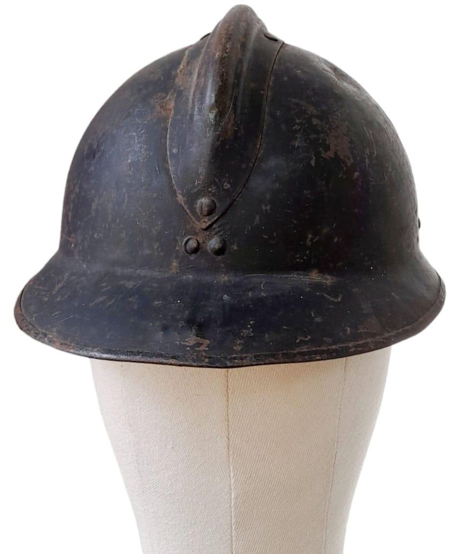 WW2 French Milice Helmet, A French political paramilitary organisation who fought to bring down - Bild 3 aus 5