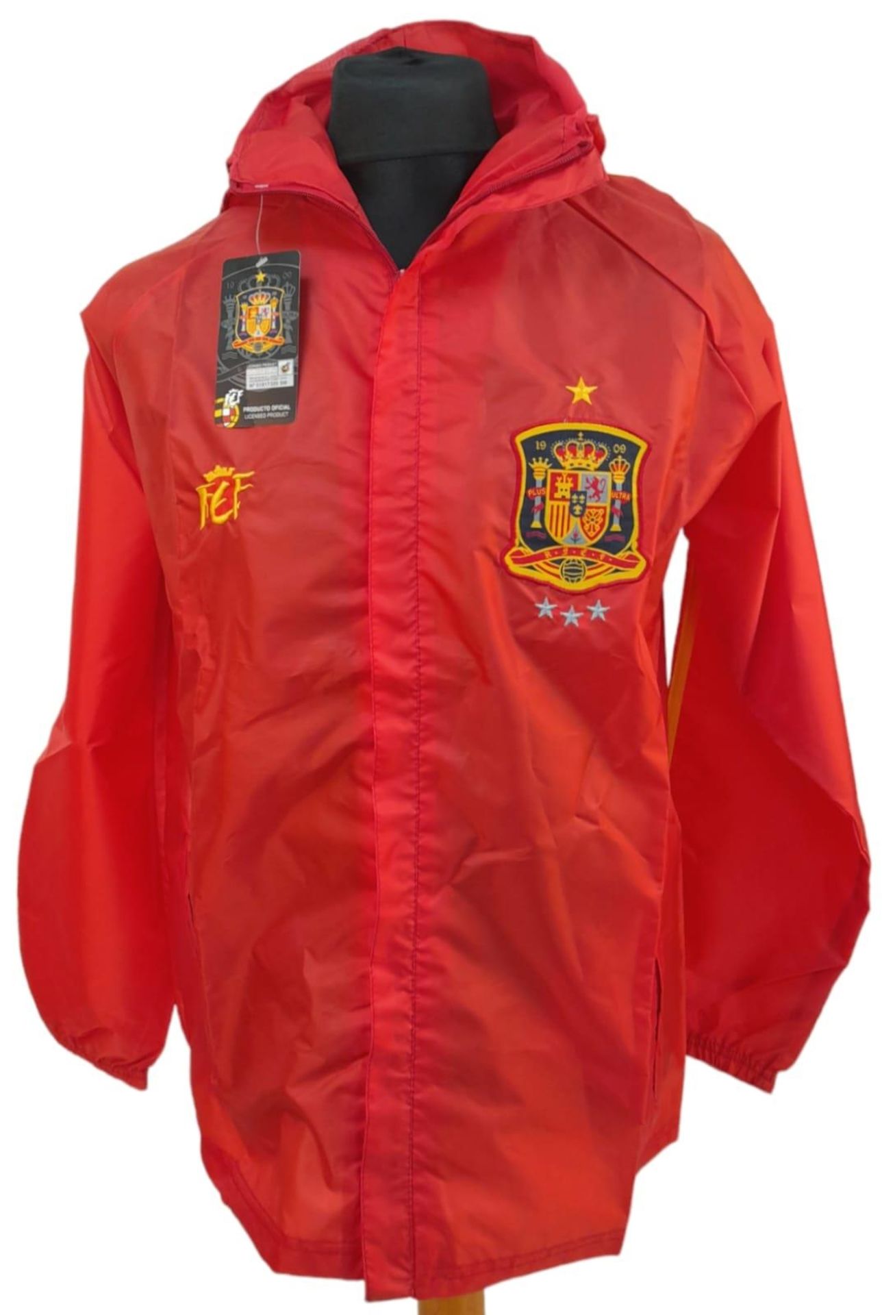 A Spain National Football Team Windbreaker Jacket (licensed). As new with tag. XL