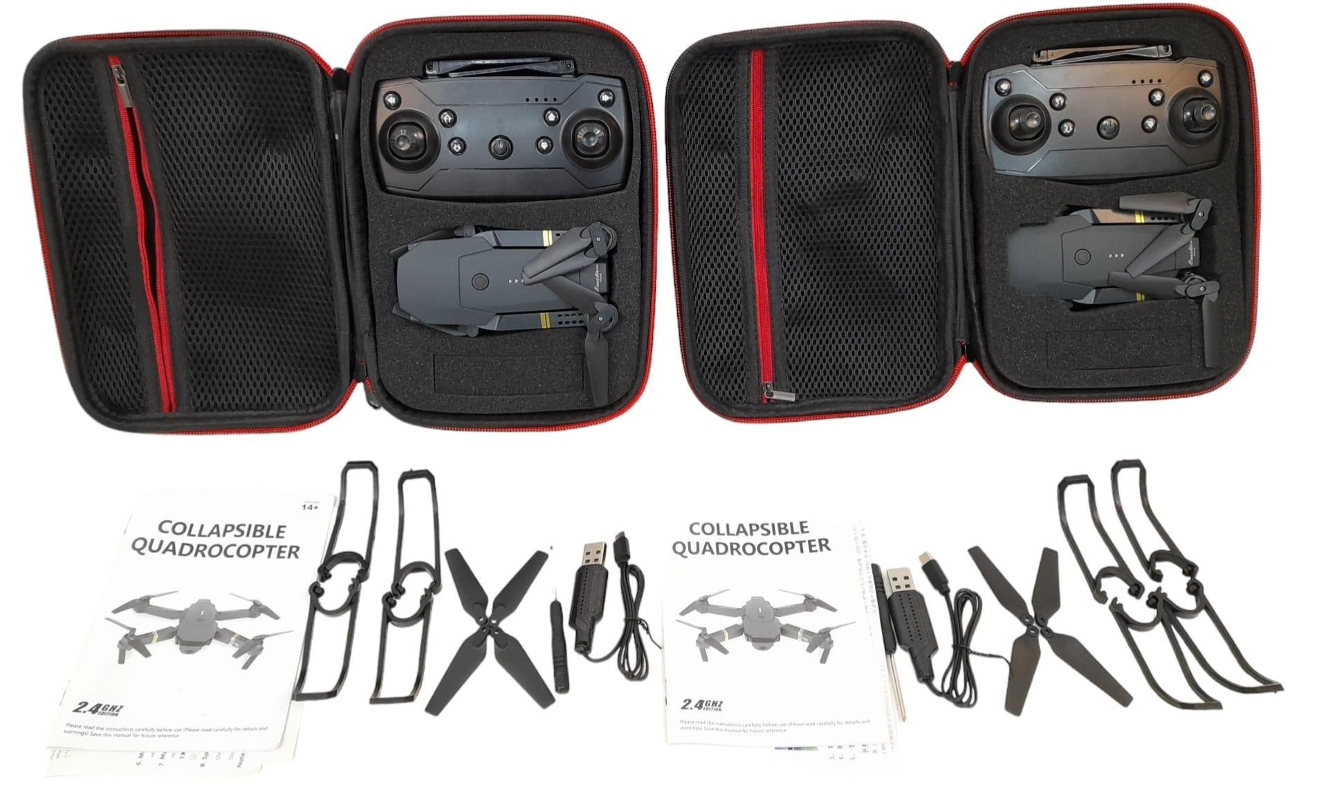 Two Xpro Wide Angle Remote Control Drones. In original packaging. As found. - Image 4 of 8