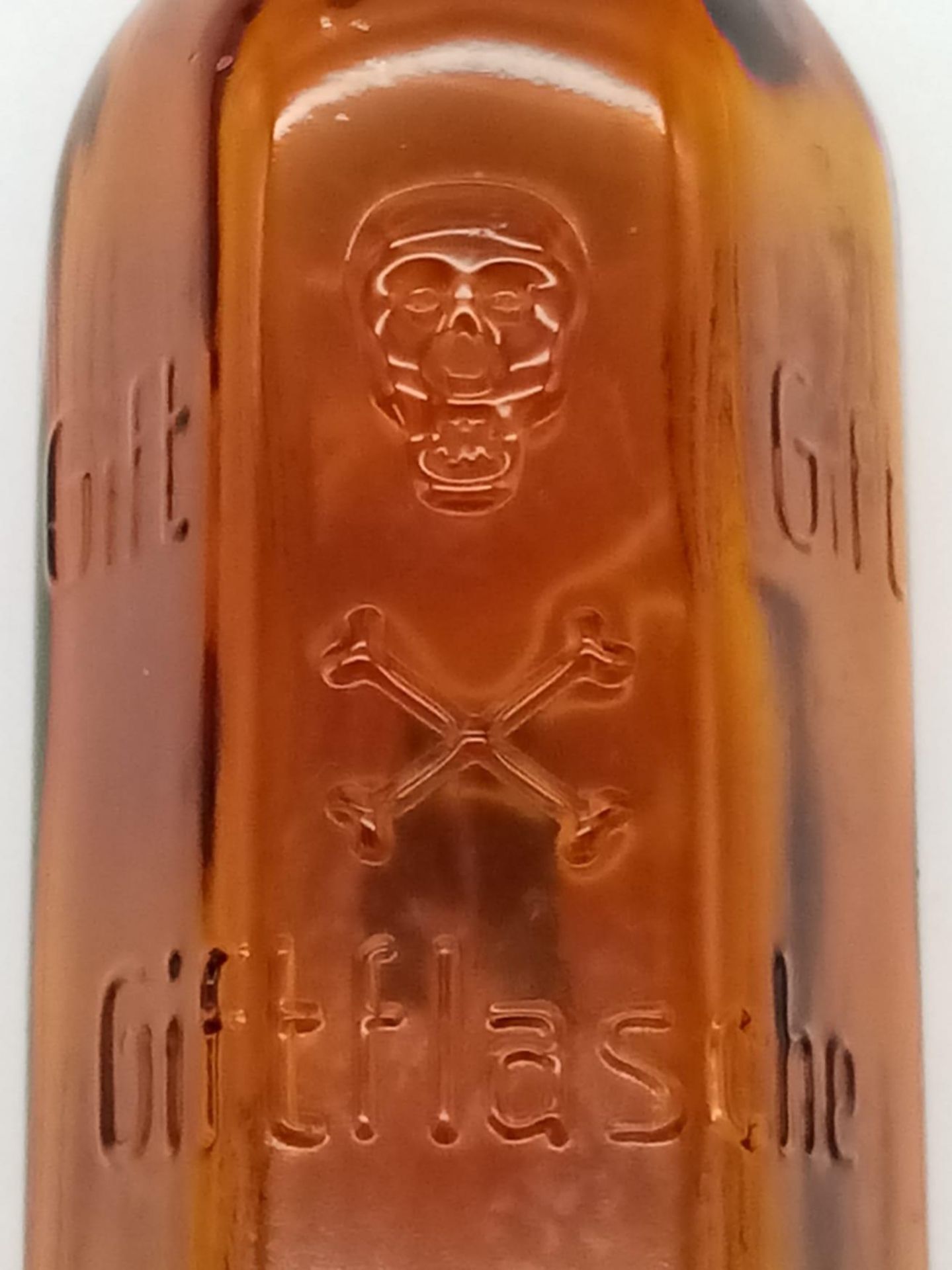 WW2 German Waffen SS Poison Bottle. Marke “Gift” - Bild 3 aus 7