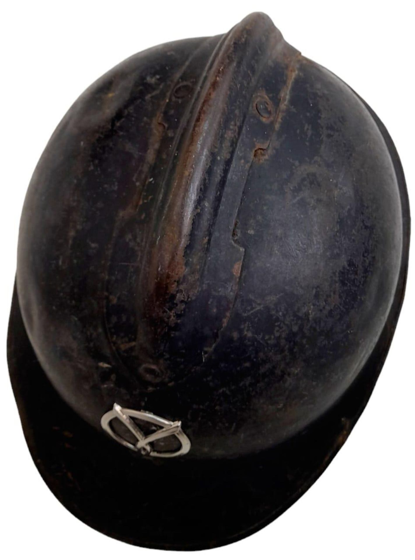 WW2 French Milice Helmet, A French political paramilitary organisation who fought to bring down - Bild 4 aus 5