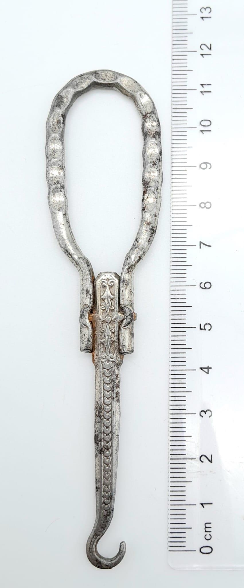 An Antique Folding Boot Hook Fastener. - Image 3 of 5