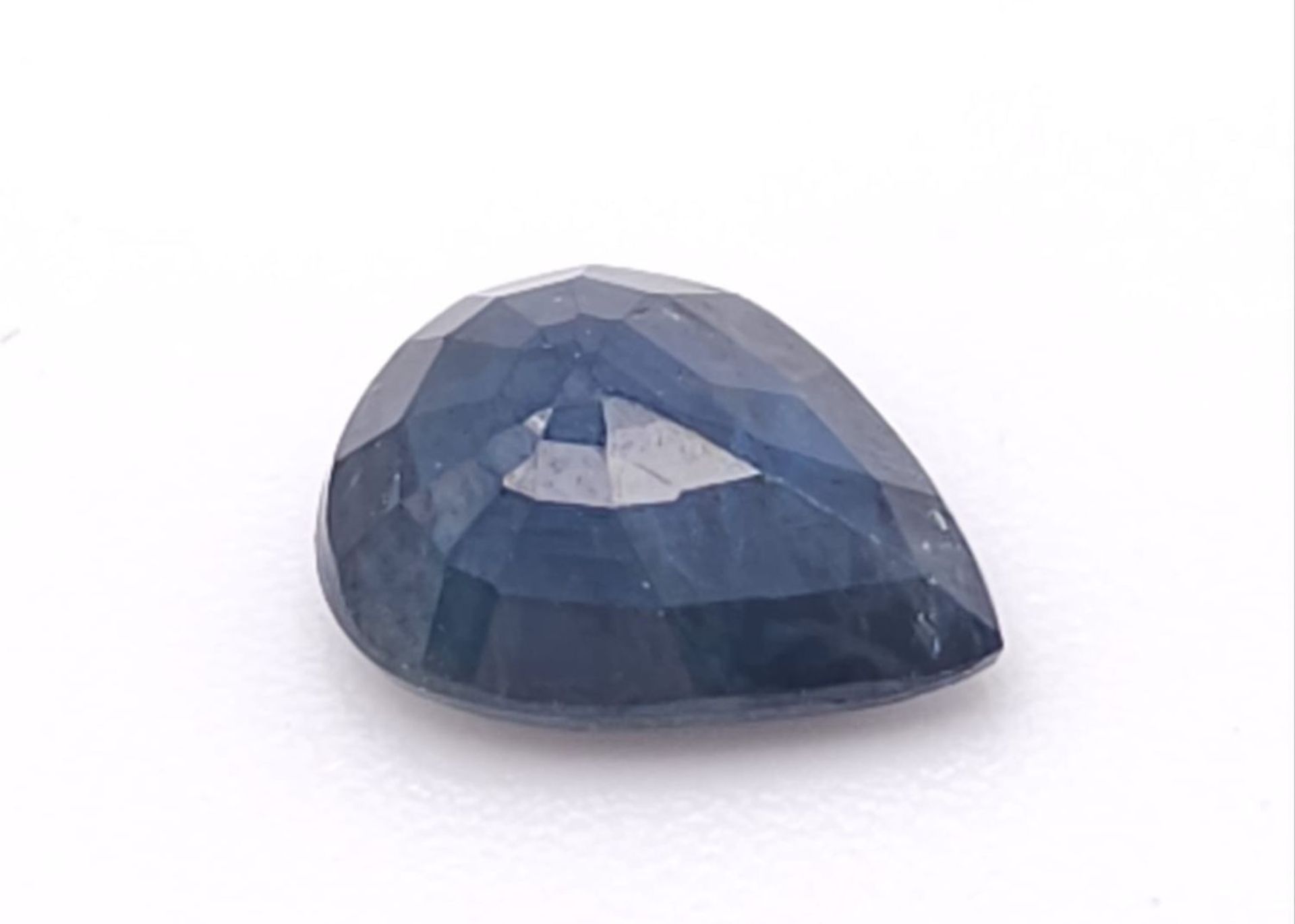 A 0.87ct Madagascar Natural Blue Sapphire, in the Pear Shape. Comes with the CGI Certificate. ref: